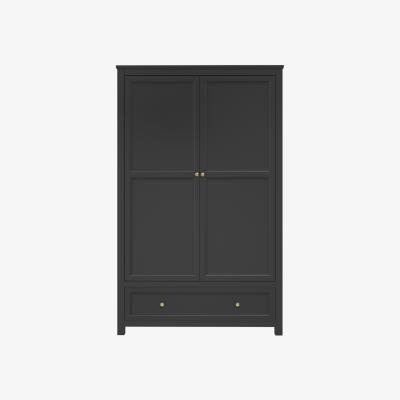 The Range Ives 2-Door Wardrobe - Black