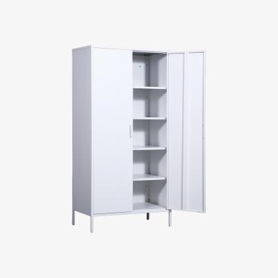 The Range Levi Metal Wardrobe, Free Standing - White