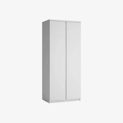 The Range Wyld Haus Hemingway Tall 2-Door White Wooden Wardrobe Matt Finish - White