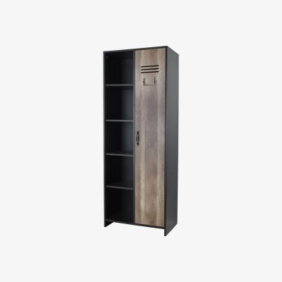 The Range Cargo Black Wood Effect Bedroom Wardrobe - Brown