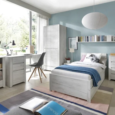 The Range Angel 2 Door 2 Drawer Fitted Wardrobe - White
