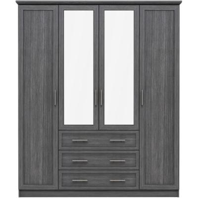 The Range Camberly 4 Door 3 Drawer Wardrobe