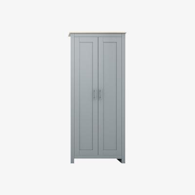 The Range Balmoral 2 Door Wardrobe - Matt Grey