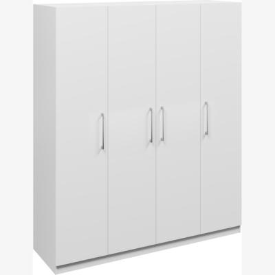 The Range Norvik 4 Door Wardrobe White - White