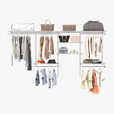 The Range Wire Closet Organizer System - White
