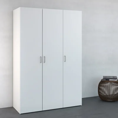 The Range Space Wardrobe 3 Doors White 1750 - White
