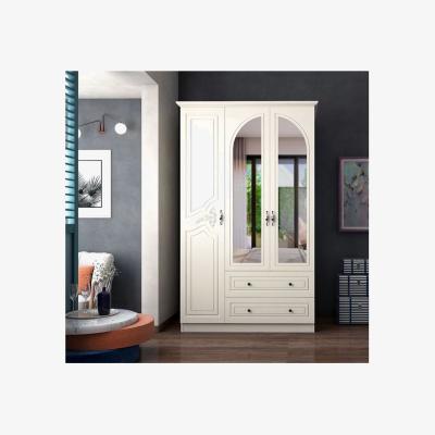 The Range Olimpos 3 Doors and 2 Drawers Wardrobe - White