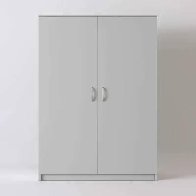 The Range Venice 2 Door Wardrobe  - Grey
