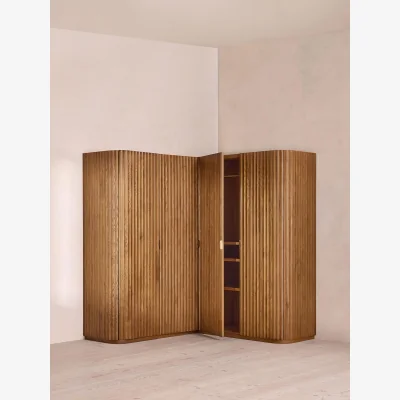Soho Home Railton Modular Corner Wardrobe, Left