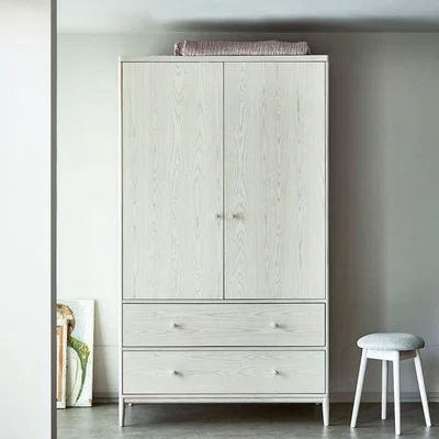 Woods Furniture Ercol Salina 2 Door Wardrobe - Pale Timber