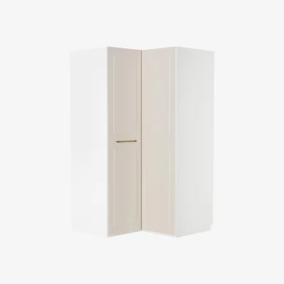 Westwing Modular Corner Wardrobe Charlotte, 115 cm Wide