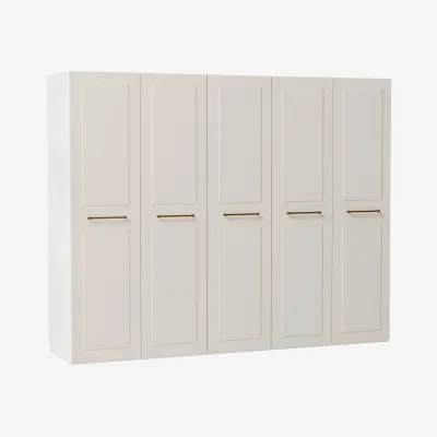 Westwing Modular Hinged Door Wardrobe Charlotte, 250 cm Wide, in various sizes