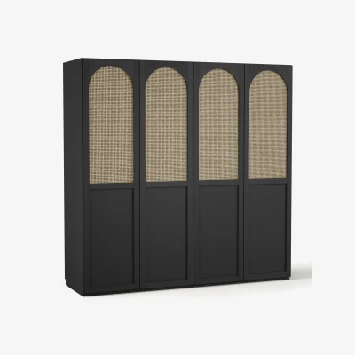 Westwing Modular Hinged Door Wardrobe Jeanne, 200 cm Wide, in various sizes