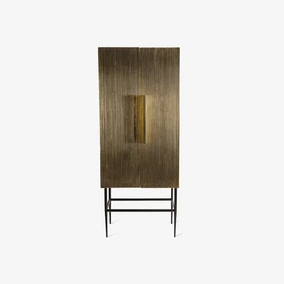 Amara Pols Potten - Ribbel Tall Cabinet - Gold