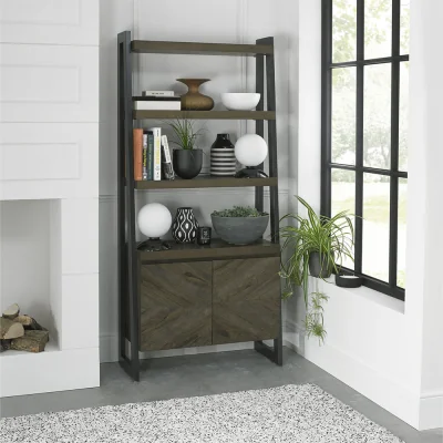 Arighi Bianchi Glendale Fumed Oak Open Display Unit