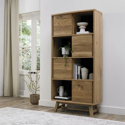 Arighi Bianchi Highgate Rustic Oak Display Cabinet