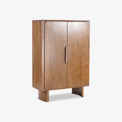 Barker and Stonehouse Zerina Highboard & Bar 100x43x415cm Display Cabinet, Acacia Wood | Barker & Stonehouse