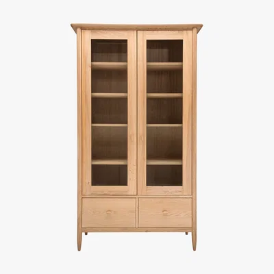 Barker and Stonehouse Ercol Teramo Oak Display Cabinet