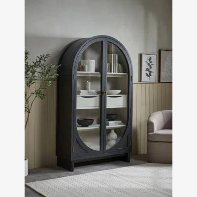Cox and Cox Oval Display Cabinet