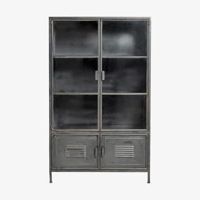 Cuckooland Ronja Industrial Metal Display Cabinet by Woood