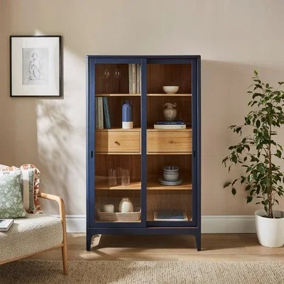 Dunelm Winslow Glazed Display Cabinet