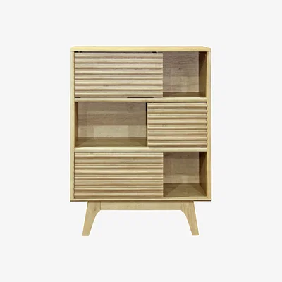 Dunelm Copen Tall Boy Riviera Oak