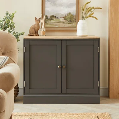 Dunelm Churchgate Panel Door Base Unit Graphite (Grey)