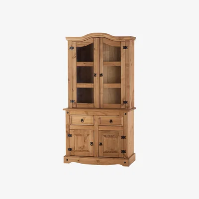 Dunelm Corona Pine Dresser Unit Brown