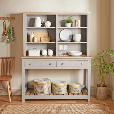 Dunelm Olney Kitchen Dresser, Stone Stone