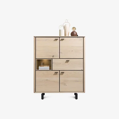 Furniture Village Habufa - Montreal Wide Highboard - Natural