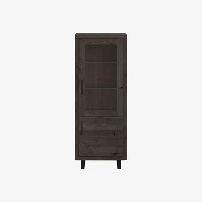 Furniture Village Bodahl - Terra Small Display Cabinet - Smoked