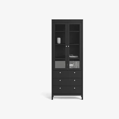 Furniture123 Madrid Black Display Unit - Furniutre to Go