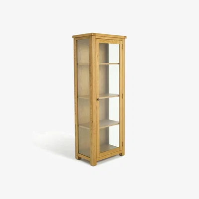 Habitat Habitat Kent 1 Door Display Cabinet - Oak