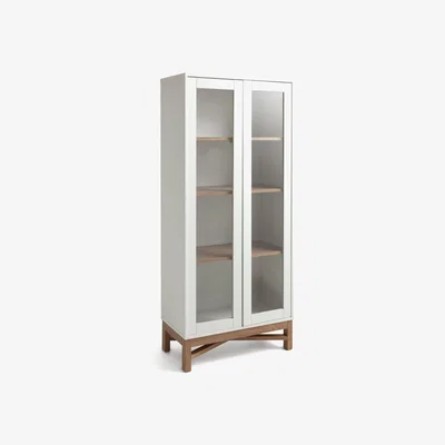 Habitat Habitat Zander Display Unit - White & Oak Effect