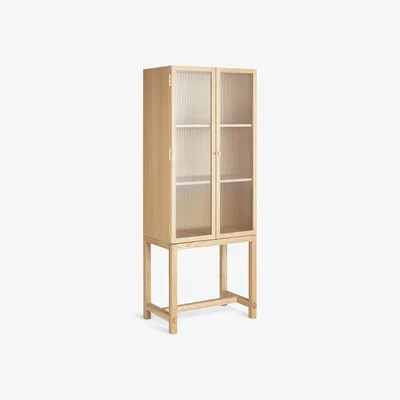 Habitat Habitat x Morris & Co. Canterbury Oak Veneer Display Cabinet
