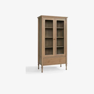 John Lewis John Lewis Clemence Display Cabinet, Greyed Oak