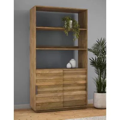 Marks & Spencer M&S Groove Display Cabinet - Wood, Wood