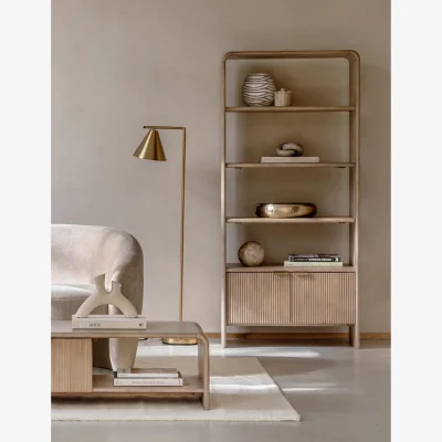 Marks & Spencer Gallery Direct Colona Open Display Cabinet Natural
