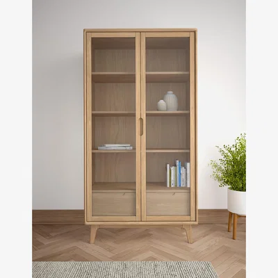 Marks & Spencer Gallery Direct Nord Display Cabinet - Oak, Oak