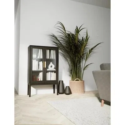 Marks & Spencer M&S Maya Display Cabinet - Black Mix, Black Mix