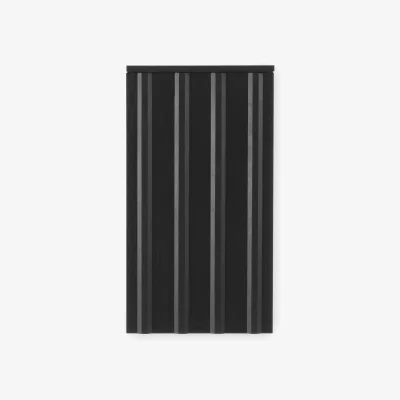Nordic Nest Normann Copenhagen Rib wall cabinet Soft black 73x40x23 cm