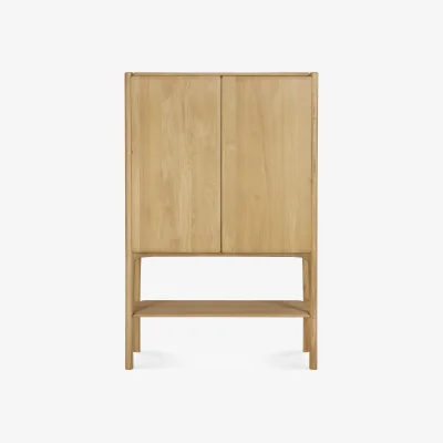 Nordic Nest Ethnicraft PI cabinet Oak – 2 doors 110 cm