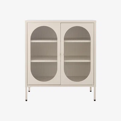 Nordic Nest Bloomingville Salvo cabinet 80x40x90 cm Nature metal