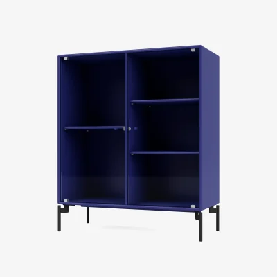 Nordic Nest Montana Ripple II display cabinet 69.6x82.2x30 cm Monarch-legs black