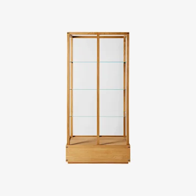 Nordic Nest Kristina Dam Studio Japanese display cabinet large Warm oiled oak