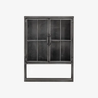 Nordic Nest Bloomingville Sindre cupboard 46x21.5x61 cm Black metal