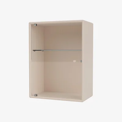 Nordic Nest Montana Ripple bathroom cabinet 35.4x46.8x20 cm Clay