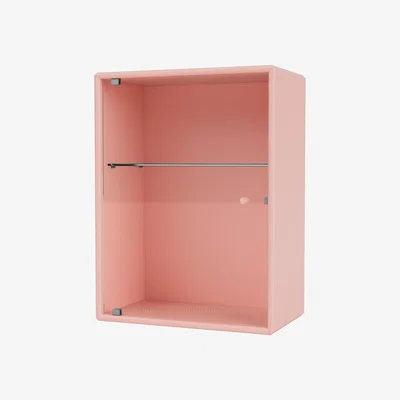 Nordic Nest Montana Ripple bathroom cabinet 35.4x46.8x20 cm Ruby