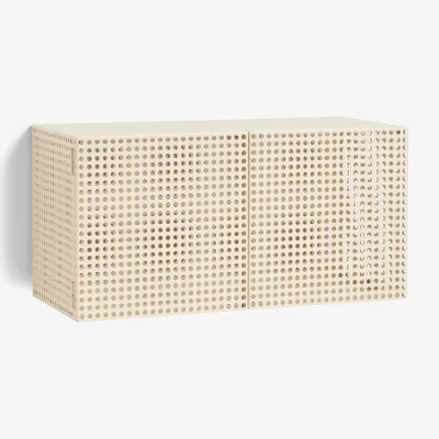 Nordic Nest HAY Perforated Cabinet wall cabinet small Eggshell