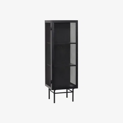 Nordic Nest Hübsch Metal cabinet 50x45x150 cm Black